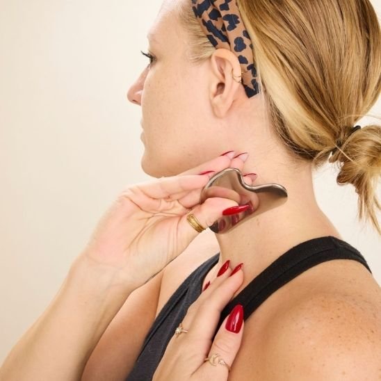 gua sha acier massage nuque