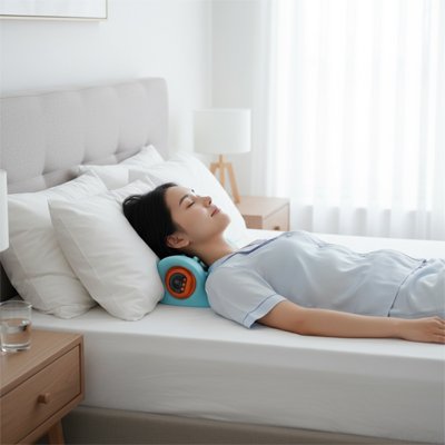 Masseur cervical au lit