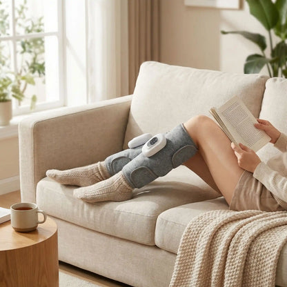 appareil de massage jambes compression air detente a la maison