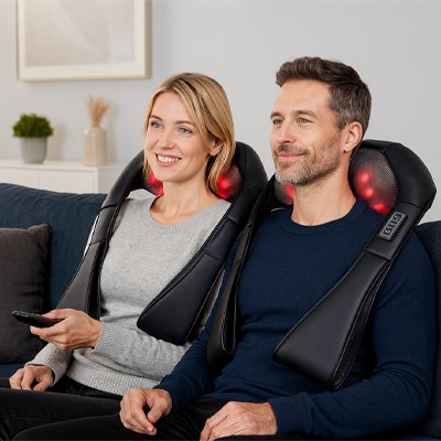 Appareil de massage cervicales television