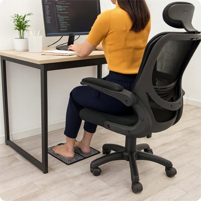 Appareil pour massage des pieds au bureau