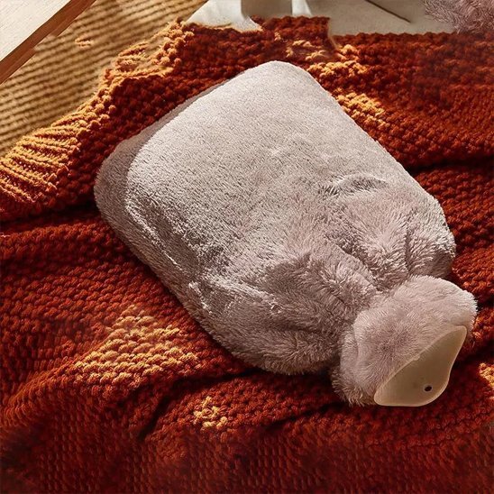 bouillotte eau chaude douce detente lit
