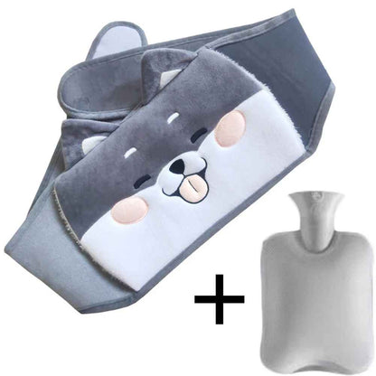 Bouillotte peluche | Ceinture motifs amusants - Ma Routine Zen