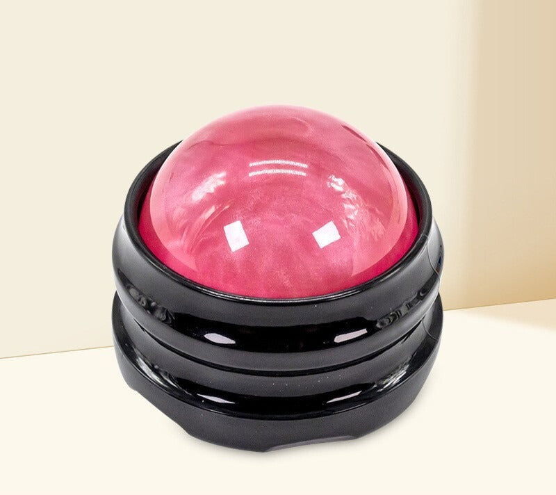 boule de massage rotative rose