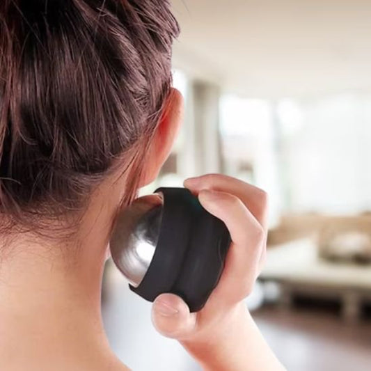 Boule de massage rotative en inox 