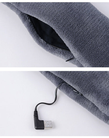 Coussin chauffant cervicales | Masseur cervical chauffant 2 en 1 - Ma Routine Zen