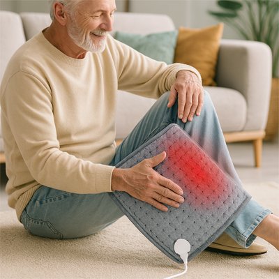Coussin chauffant jambes
