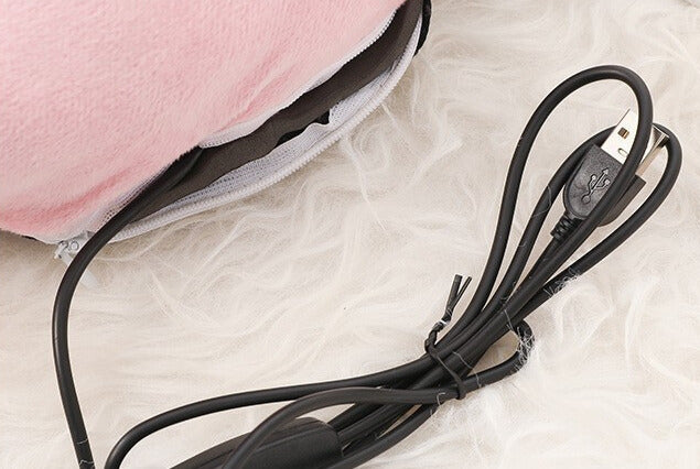 coussin chauffant pieds chargeur usb