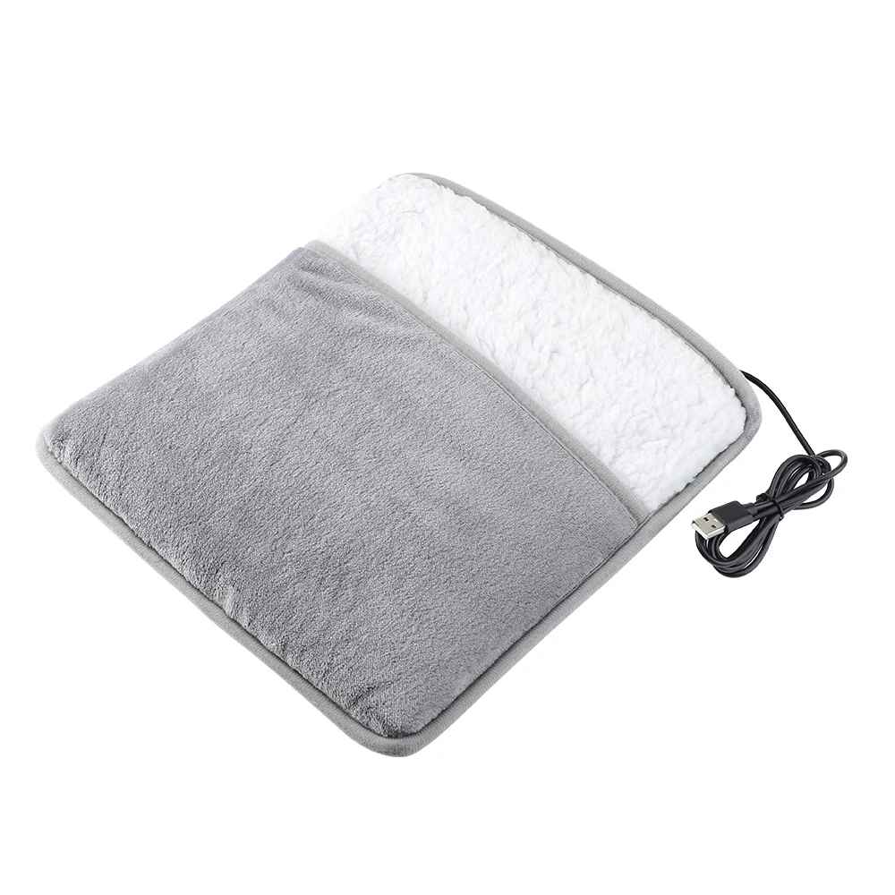 coussin chauffant pieds electrique doux usb