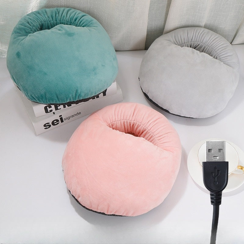 coussin chauffant pieds trois couleurs usb