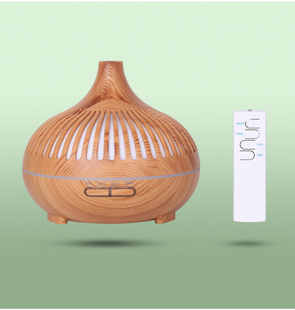 diffuseur huile essentielle couleur bois telecommande