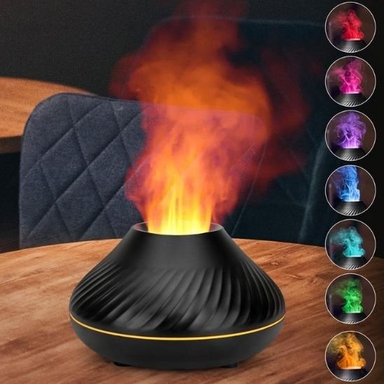 Diffuseur huile essentielle eclairage LED multicolore