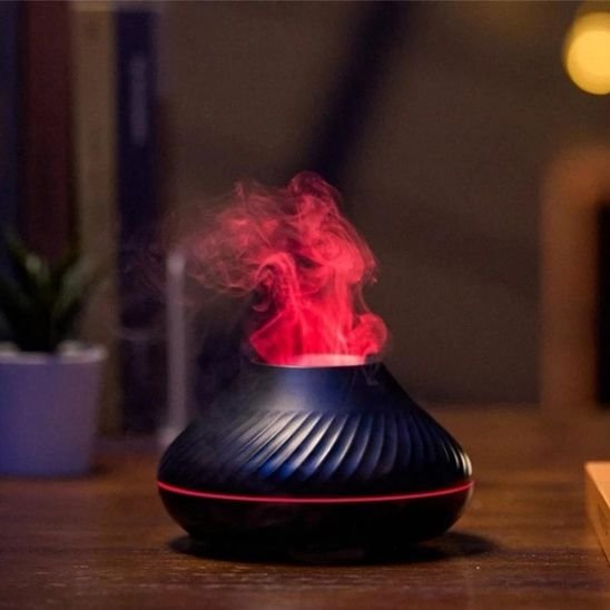 Diffuseur huile essentielle éclairage LED rose
