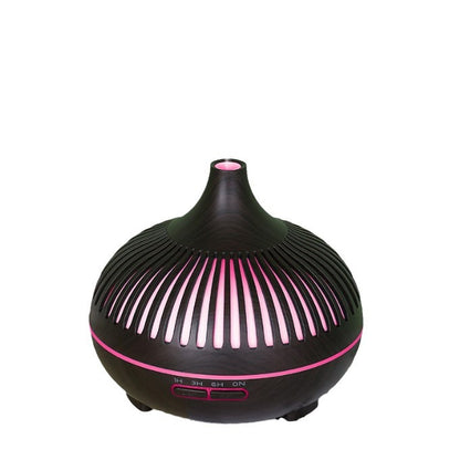 diffuseur huile essentielle noir lumiere led rose
