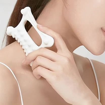 gua sha massage tensions nuque et epaule