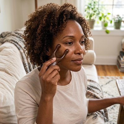 Gua sha visage | Bois de santal - Ma Routine Zen