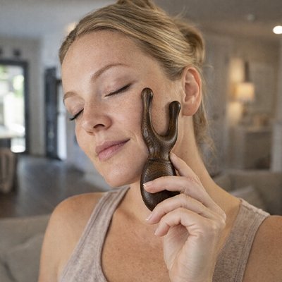 Gua sha visage | Bois de santal - Ma Routine Zen