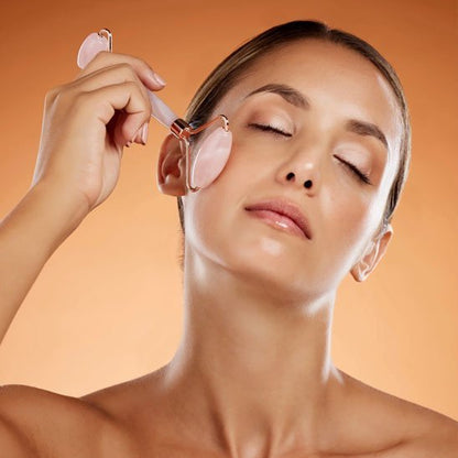 Gua sha visage | Ensemble rouleau et gua sha - Ma Routine Zen