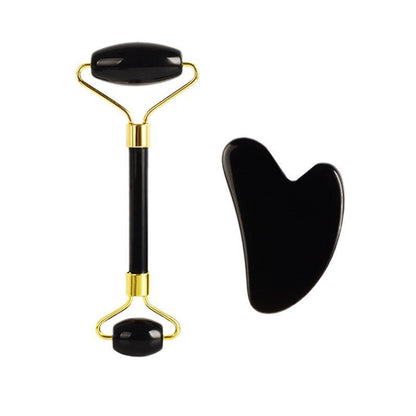 Gua sha visage | Ensemble rouleau et gua sha - Ma Routine Zen