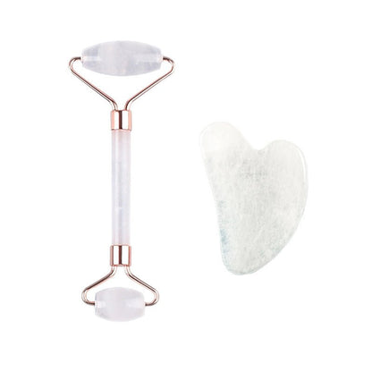Gua sha visage | Ensemble rouleau et gua sha - Ma Routine Zen