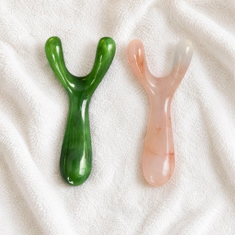 Gua sha visage forme Y deux couleurs