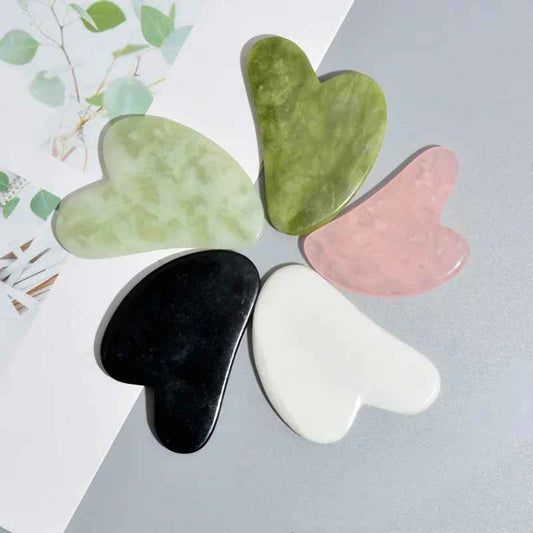 gua sha visage pierre jade couleurs