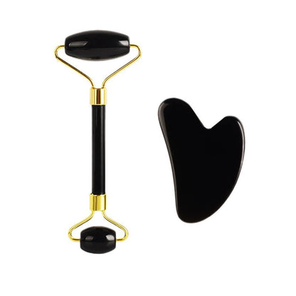 Gua sha visage | Rouleau et gua sha