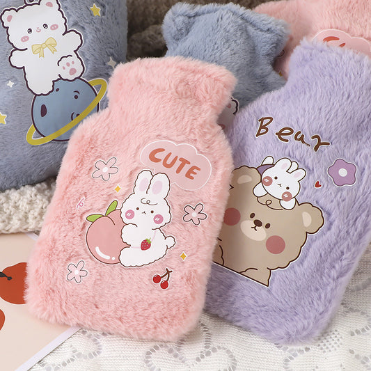 Bouillotte peluche kawaii | Format mini mignon 500 mL