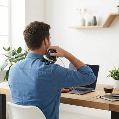 massage gun portable tension epaule au bureau