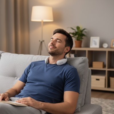 Masseur cervical detente nuque a la maison