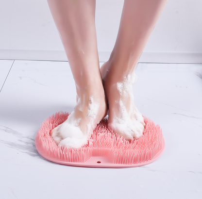 masseur pied moussant bain douche exfoliant