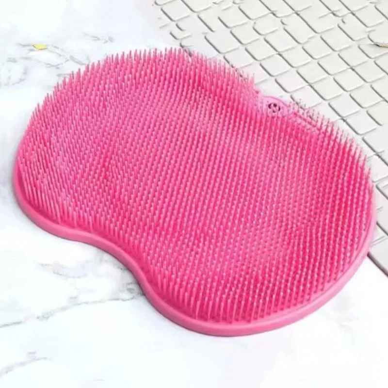 masseur pied silicone rose bain et douche