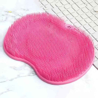 masseur pied silicone rose bain et douche