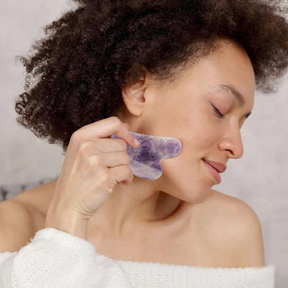 Pierre Gua Sha | Jade opal améthyste - Ma Routine Zen