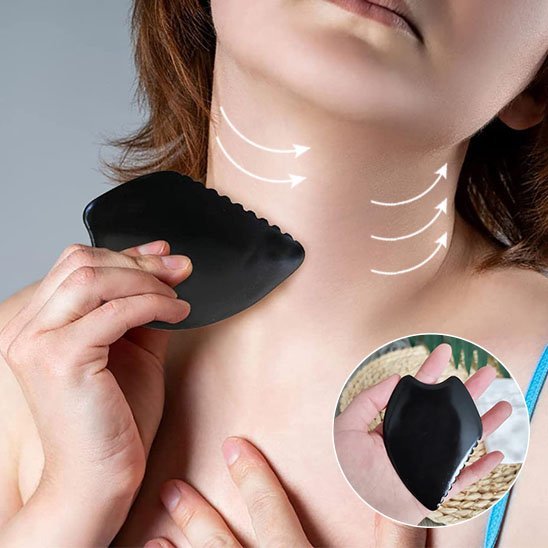 Pierre gua sha | Pierre noire - Ma Routine Zen