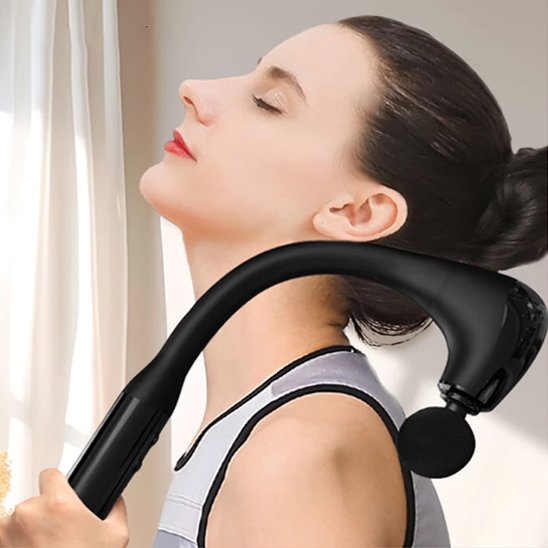 Pistolet de massage en U ergonomique