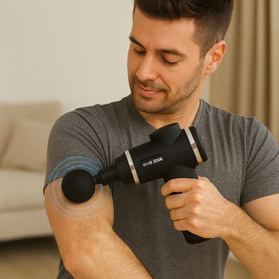 Pistolet de massage muscles bras