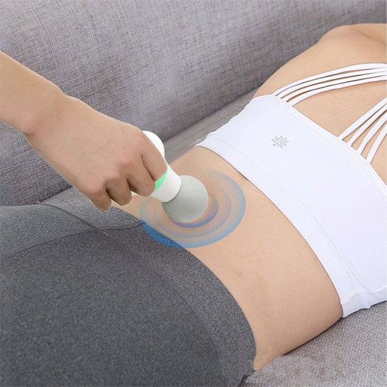 Pistolet masseur compact detente musculaire bas du dos