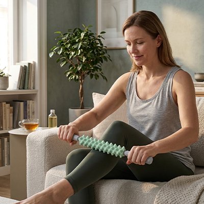 Rouleau a picot baton massage tissus profonds