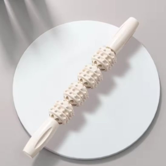 rouleau de massage blanc 
