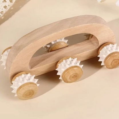 rouleau de massage bois