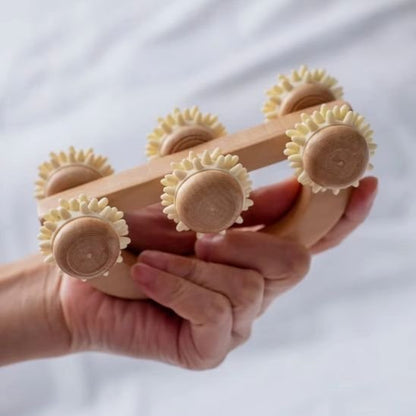 rouleau de massage de bois