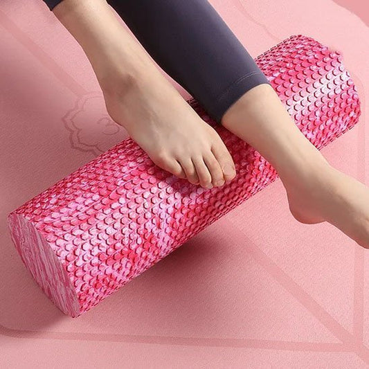 Rouleau de massage pour le corps rose