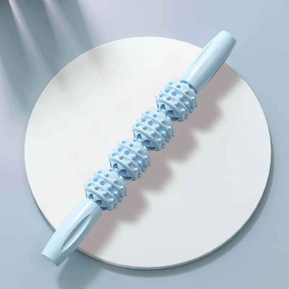 rouleau de masssage bleu pale
