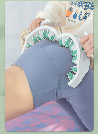 rouleau massage ajustable autour jambe