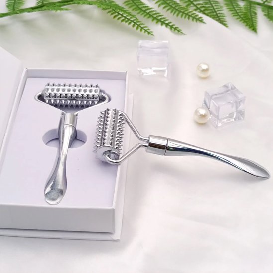 Rouleau massage metal boitier
