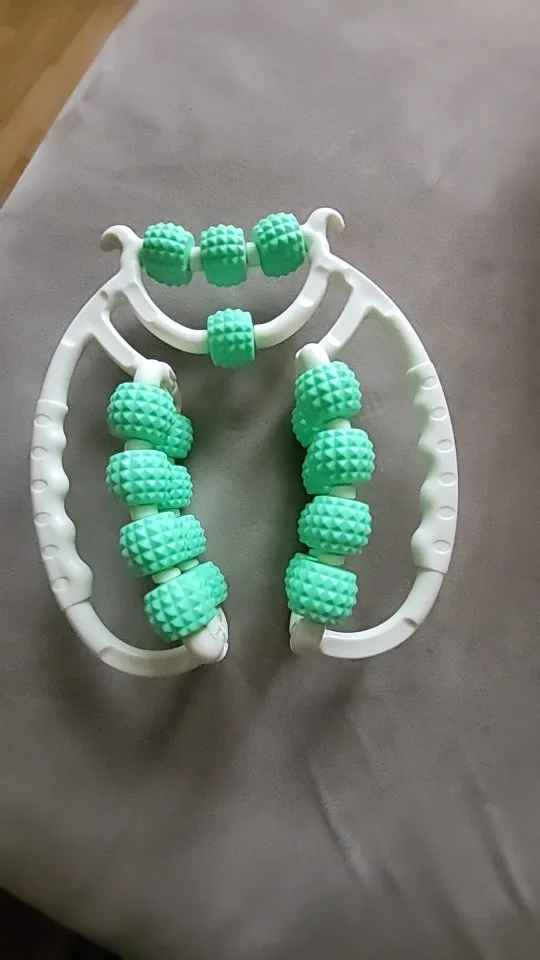 rouleau de massage circulaire vert