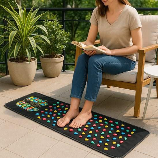 Tapis d'acupression lecture