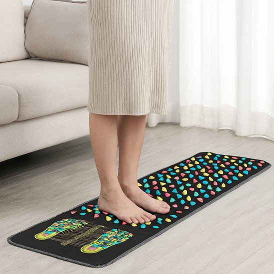 Tapis d'acupression points de réflexologie