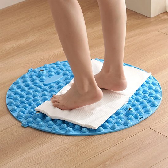 Tapis d'acupression stimulation plantaire douce